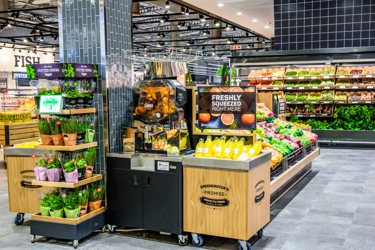 Pick N Pay supermarket retail design South Africa